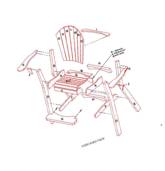 bamboo arm chair